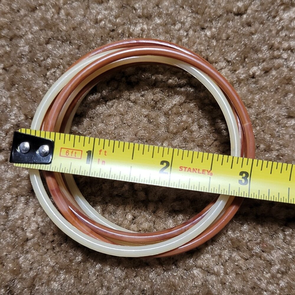 Brown Plastic Bangles - image 3